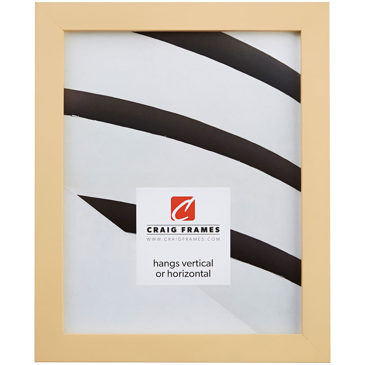 Craig Frames Confetti Custard Yellow Picture Frame